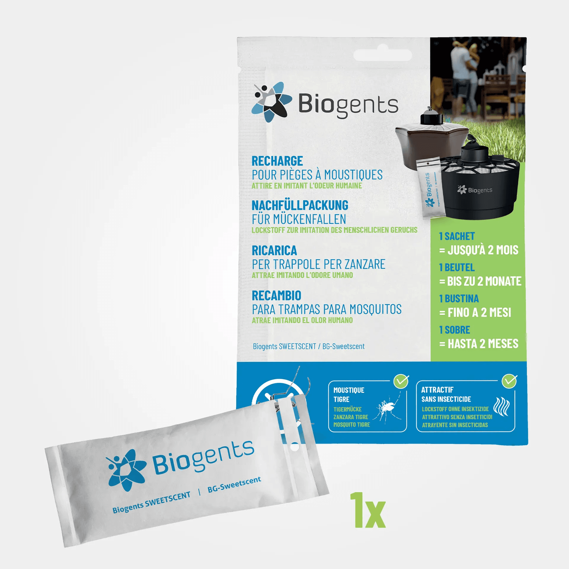 Recharge Biogents BG-SWEETSCENT (2 mois)
