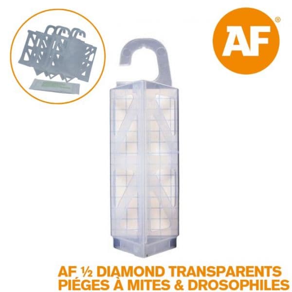 Pièges Transparents AF® ½ Diamond pour Mites