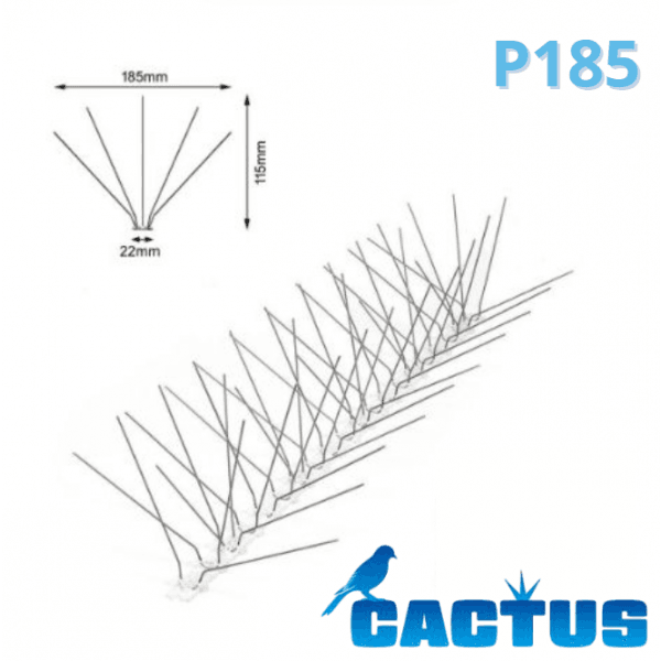 Pics Anti-Pigeons Cactus P185 - Carton de 25 m